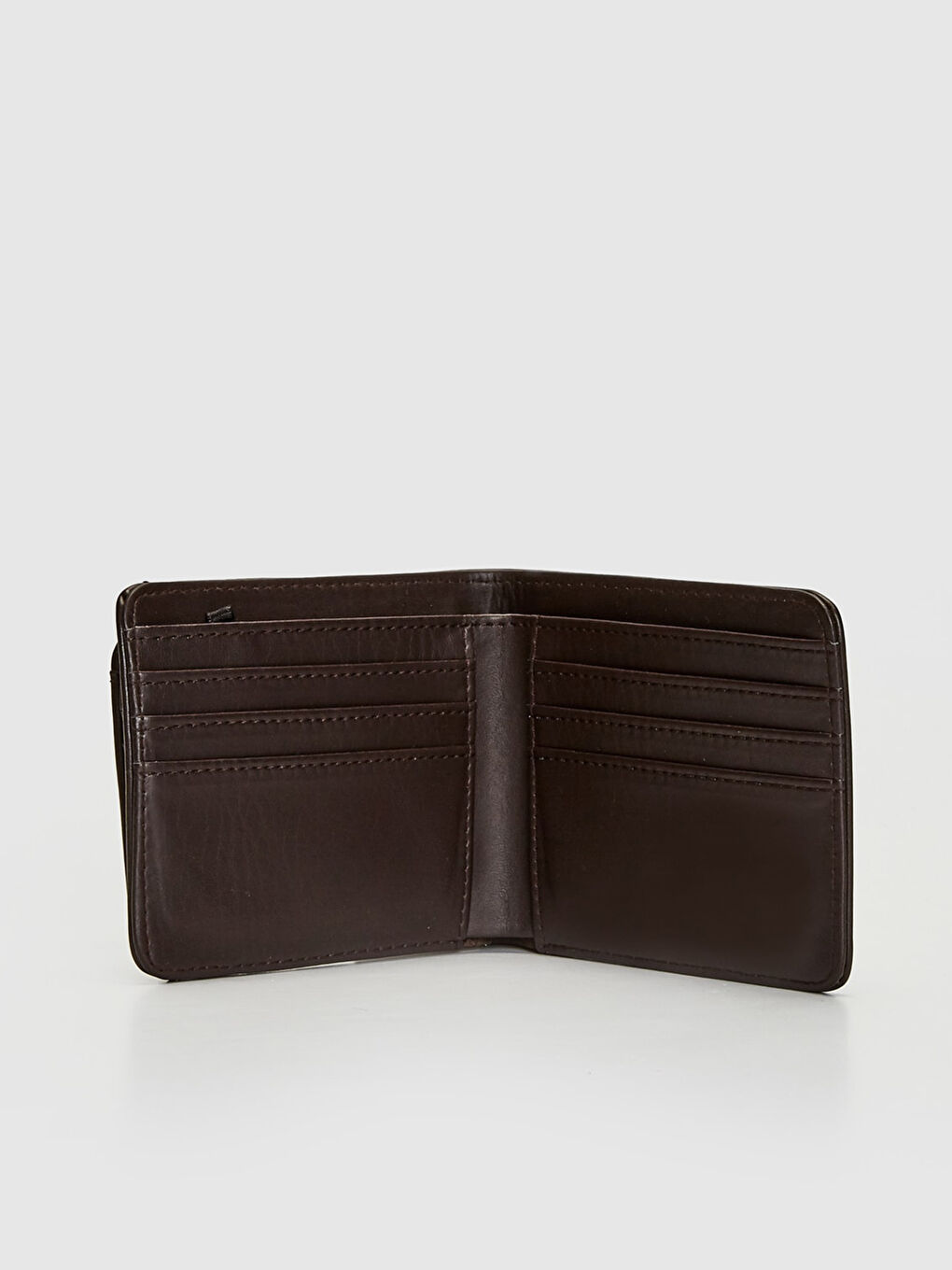 Kahverengi Erkek Deri Görünümlü Cüzdan-2
