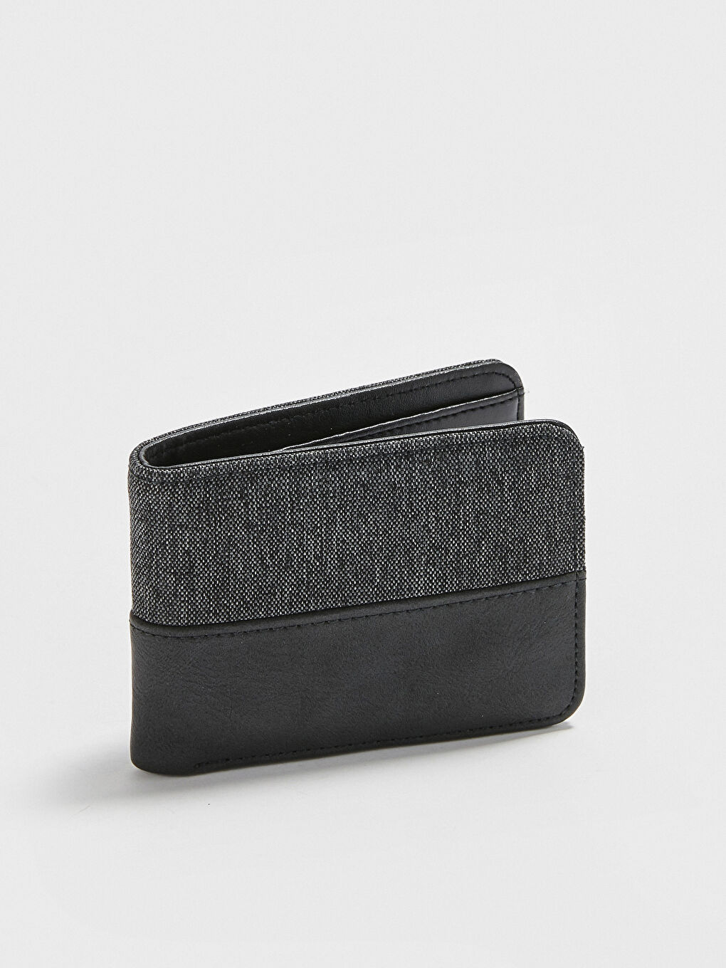 محفظة جلدية للرجال بنمط كتلة الألوان