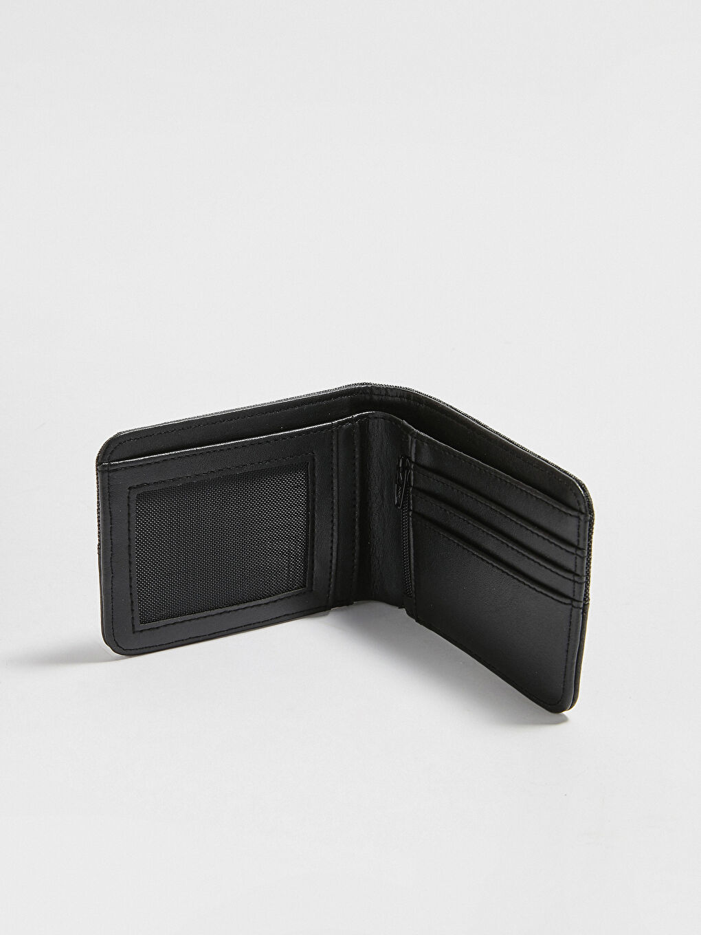 محفظة جلدية للرجال بنمط كتلة الألوان-1