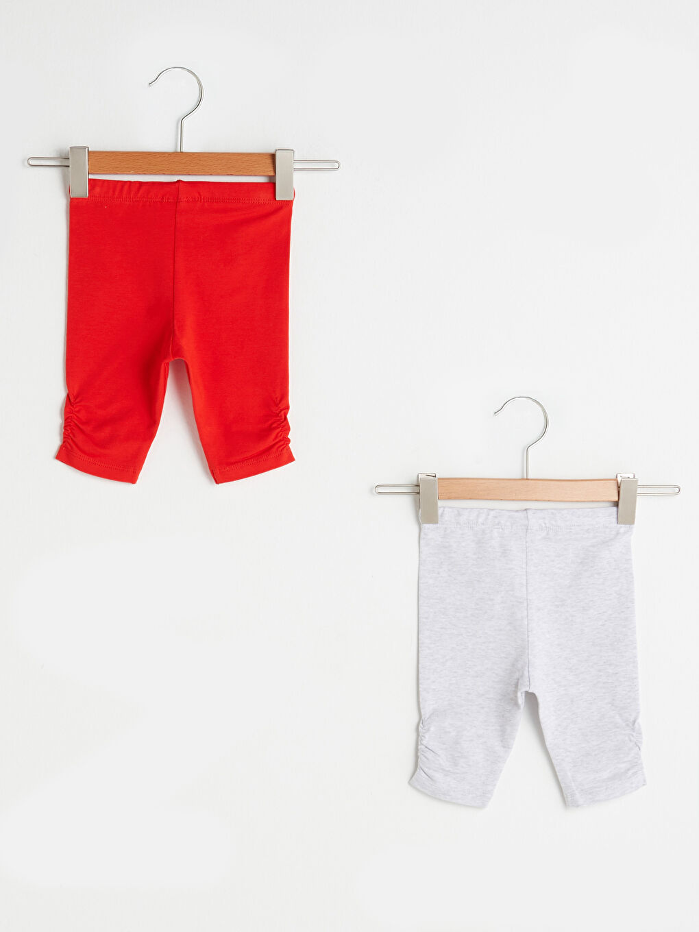 Базовые хлопковые леггинсы с эластичной талией, 2 упаковки-1