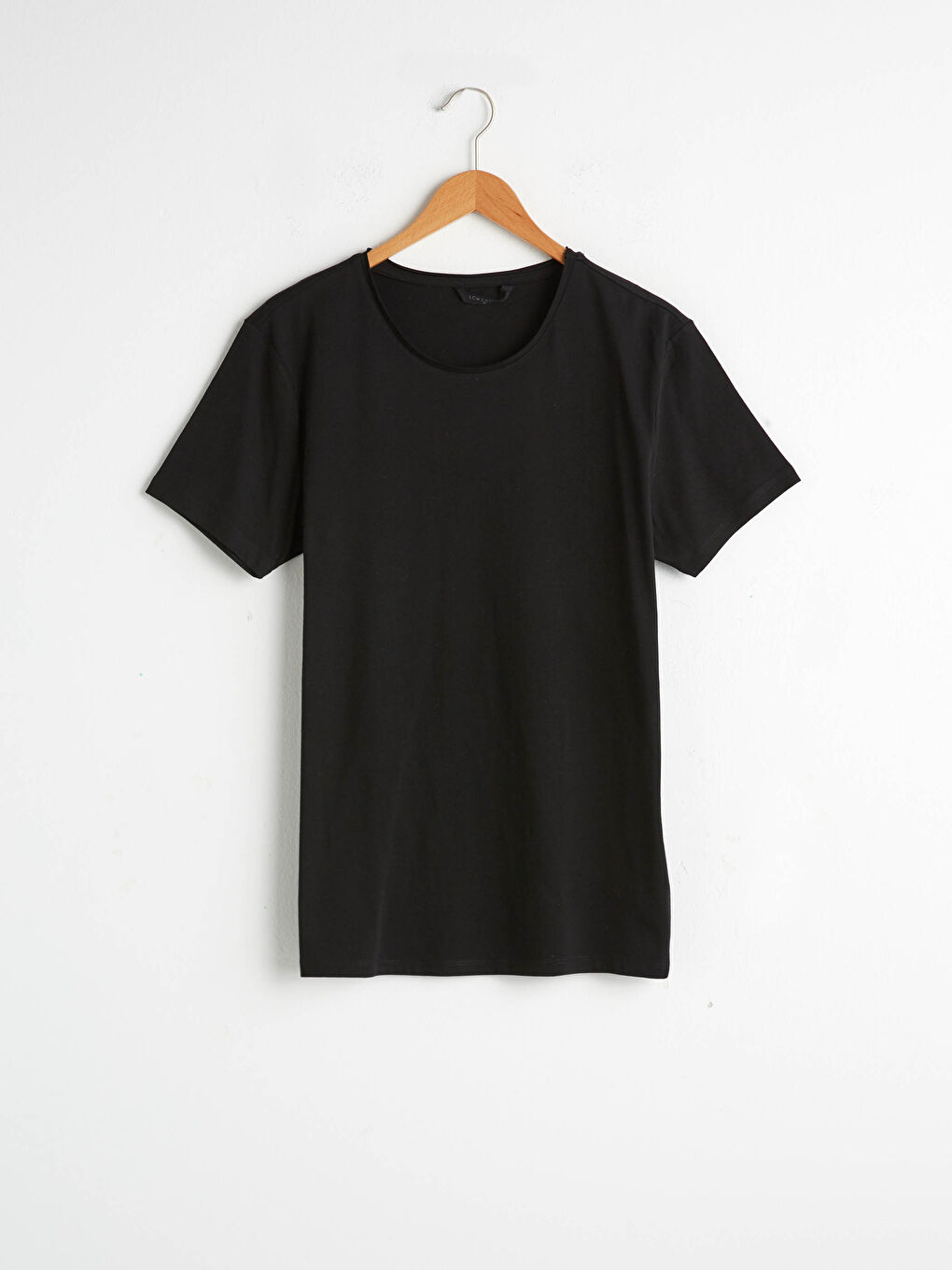 Crew Neck Short Sleeve Basic Cotton T-Shirt-10