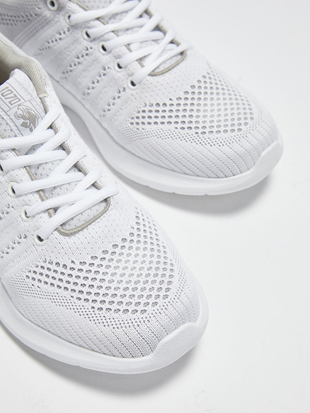 Beyaz Bağcıklı Erkek Aktif Spor Ayakkabı-4