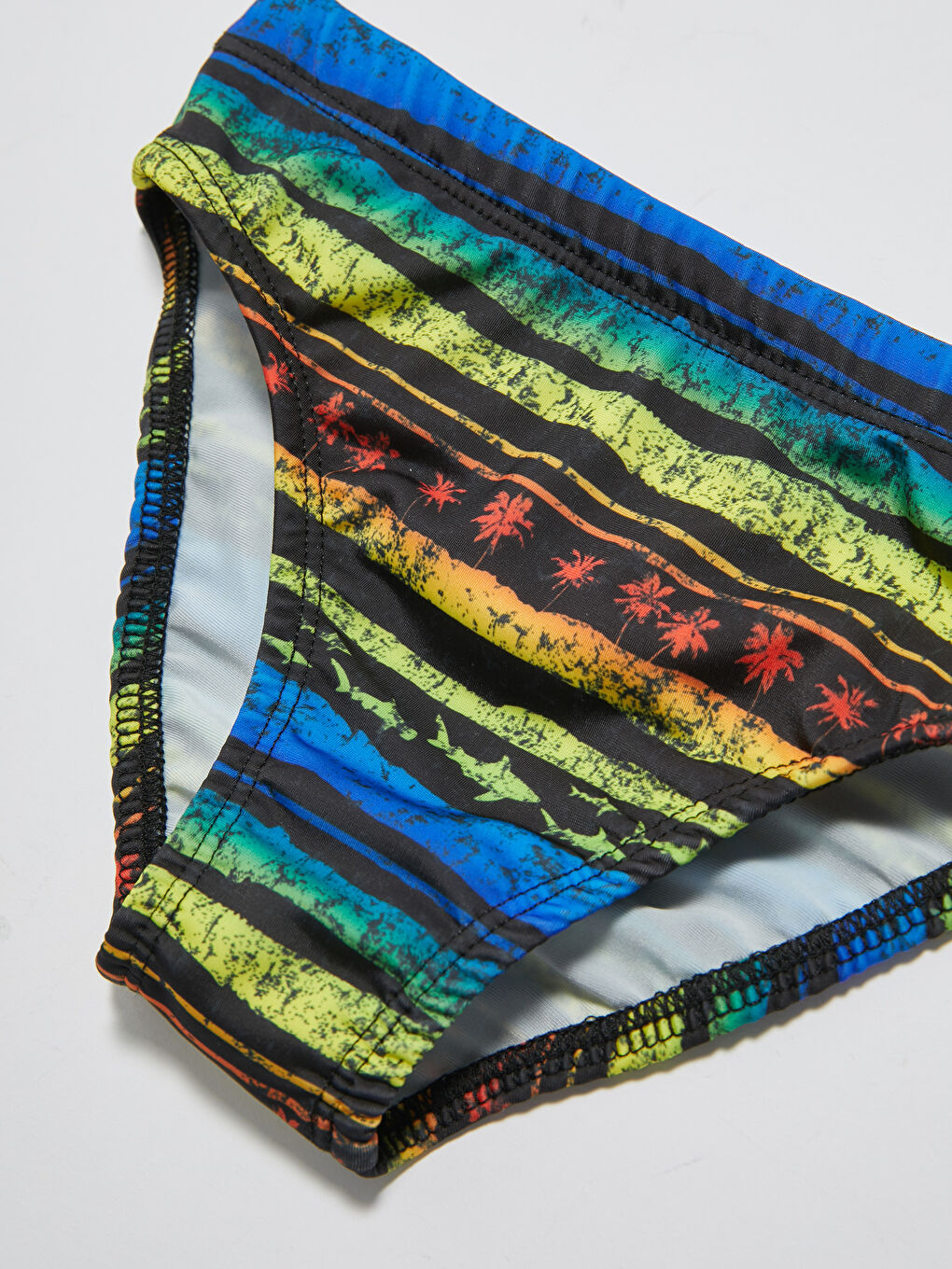 Patterned Quick Drying Boy's Slip Swimwear -S13755Z4-LQJ