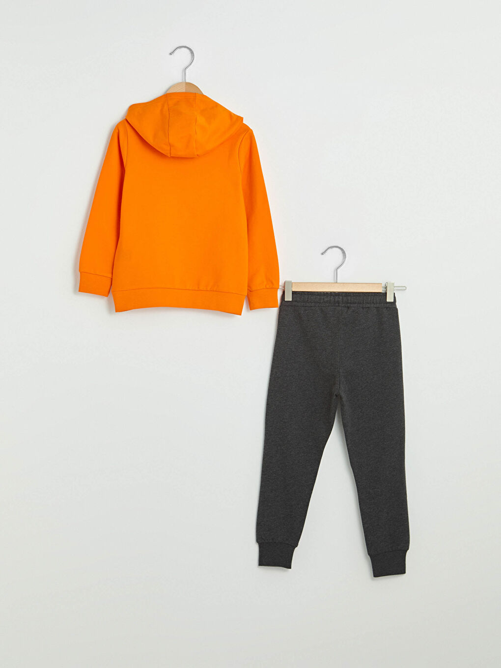 Ensemble Garçon Sweat-Shirt à Capuche et Pantalon de Survêtement Imprimé Hologramme à Manches Longues-1