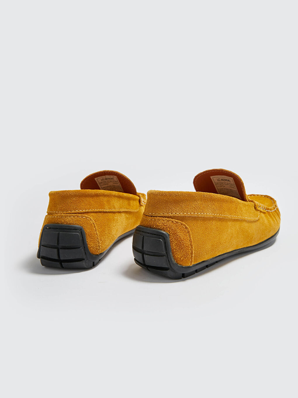 Sarı Süet Görünümlü Erkek Loafer Ayakkabı-5