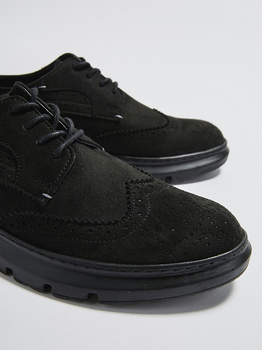 Siyah Erkek Klasik Bağcıklı Ayakkabı-3