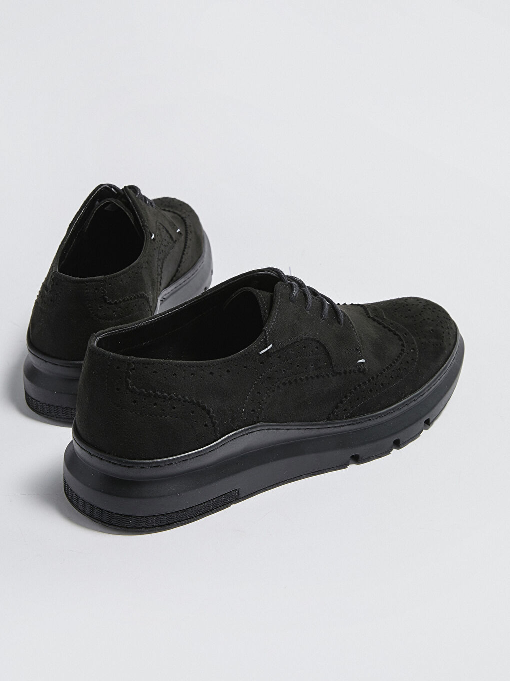 Siyah Erkek Klasik Bağcıklı Ayakkabı-4