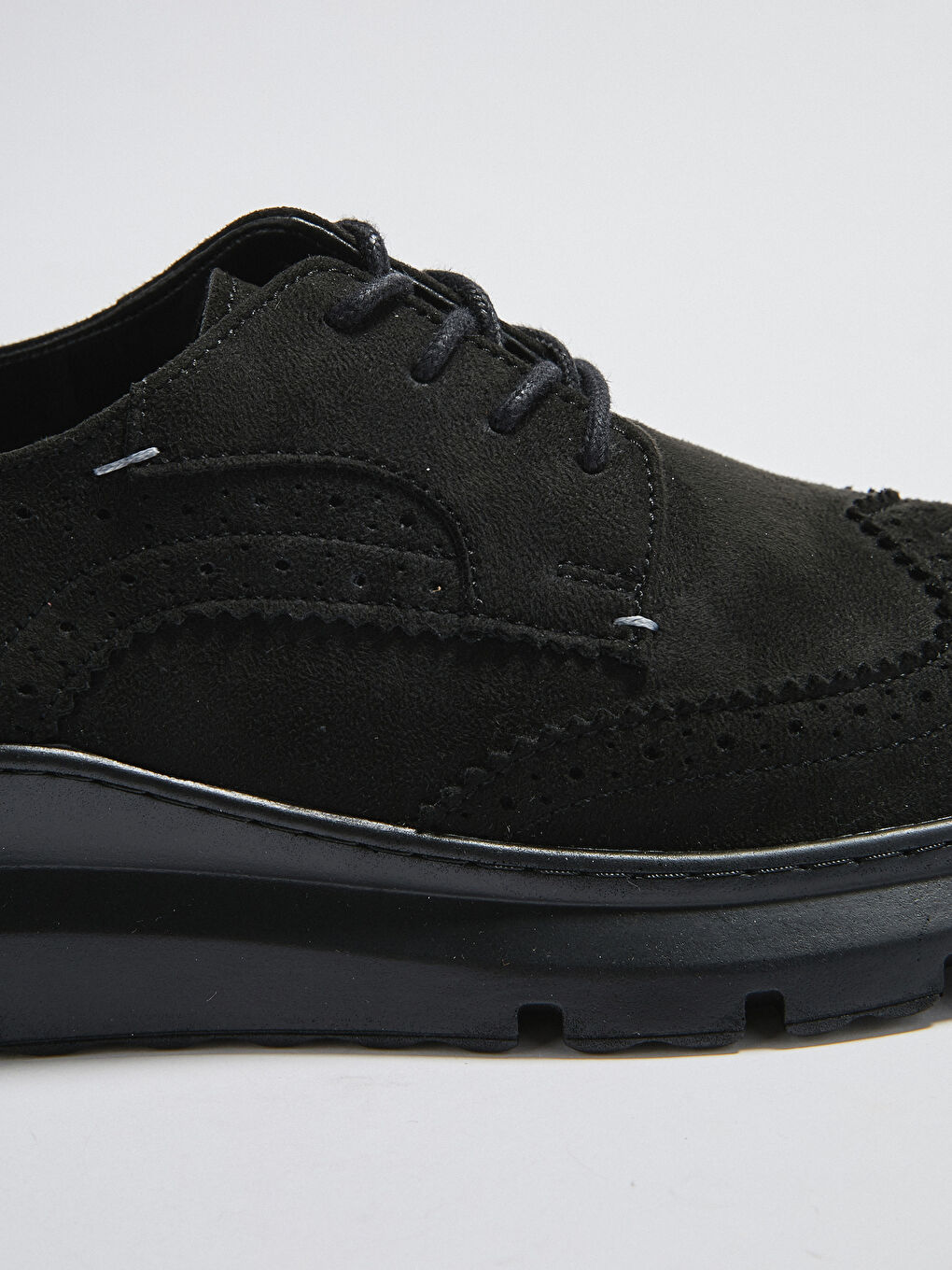 Siyah Erkek Klasik Bağcıklı Ayakkabı-5