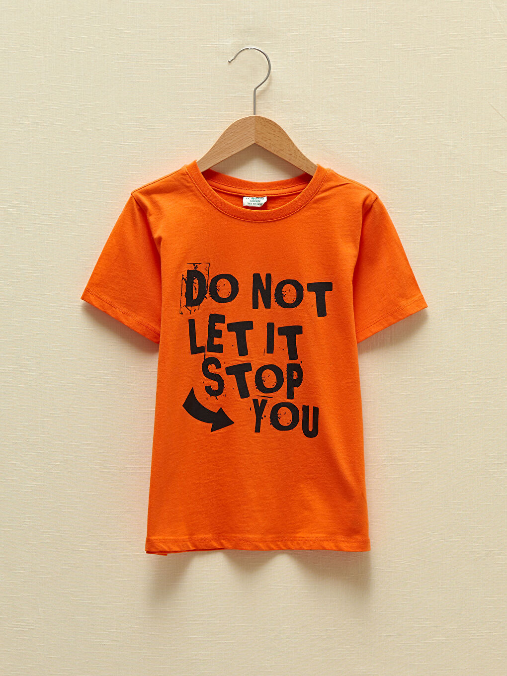 Crew Neck Printed Short Sleeve Boys' Pyjama Set-1