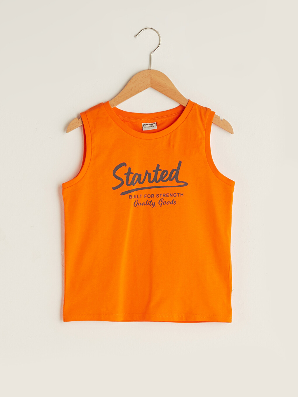 Crew Neck Printed Cotton Boy Athlete