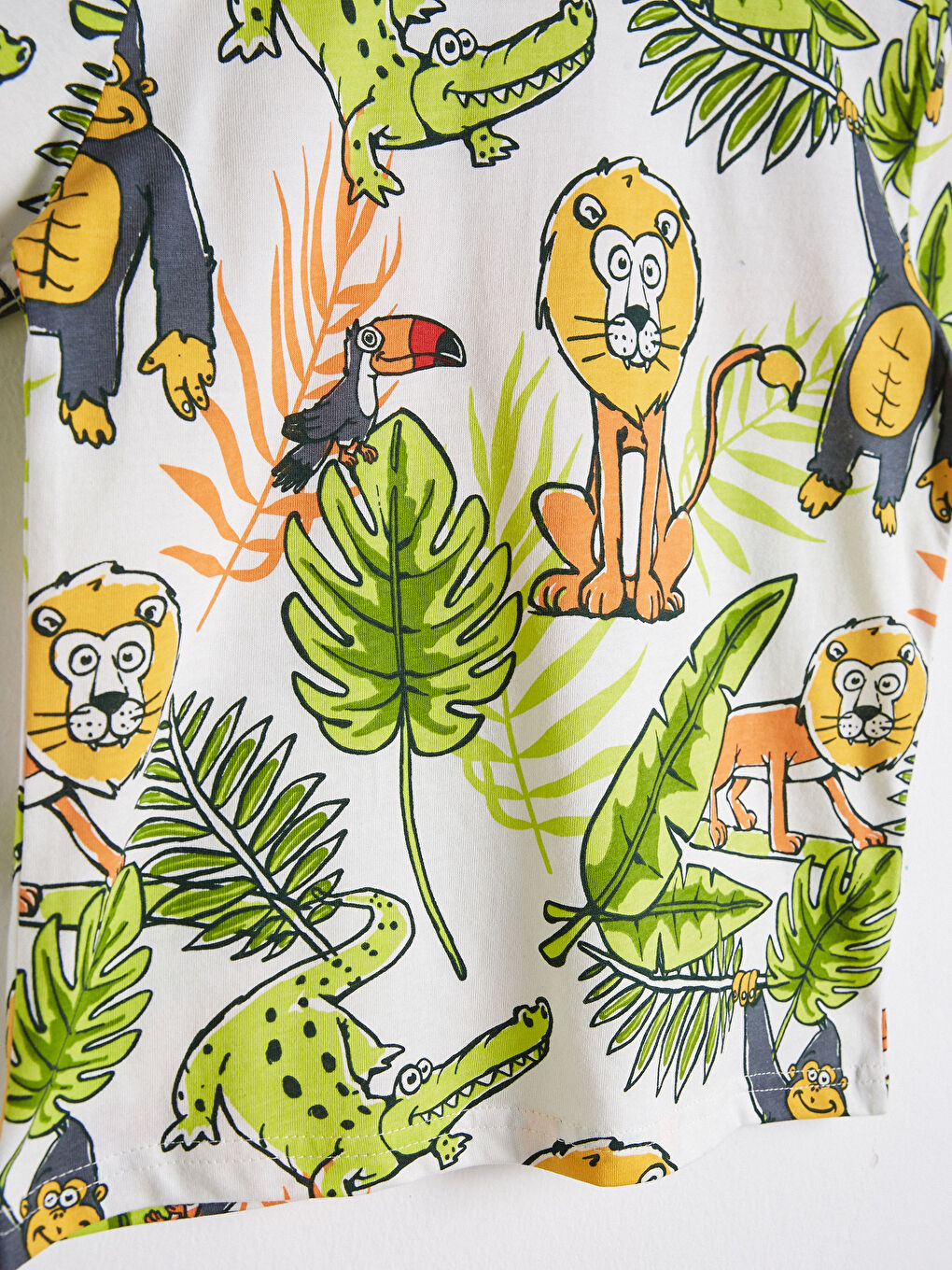 Хлопковая футболка с принтом для мальчиков-3