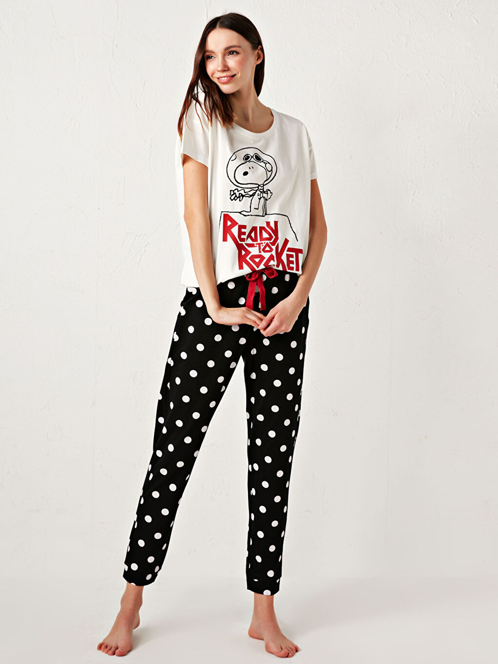 Snoopy Printed Pyjamas Set