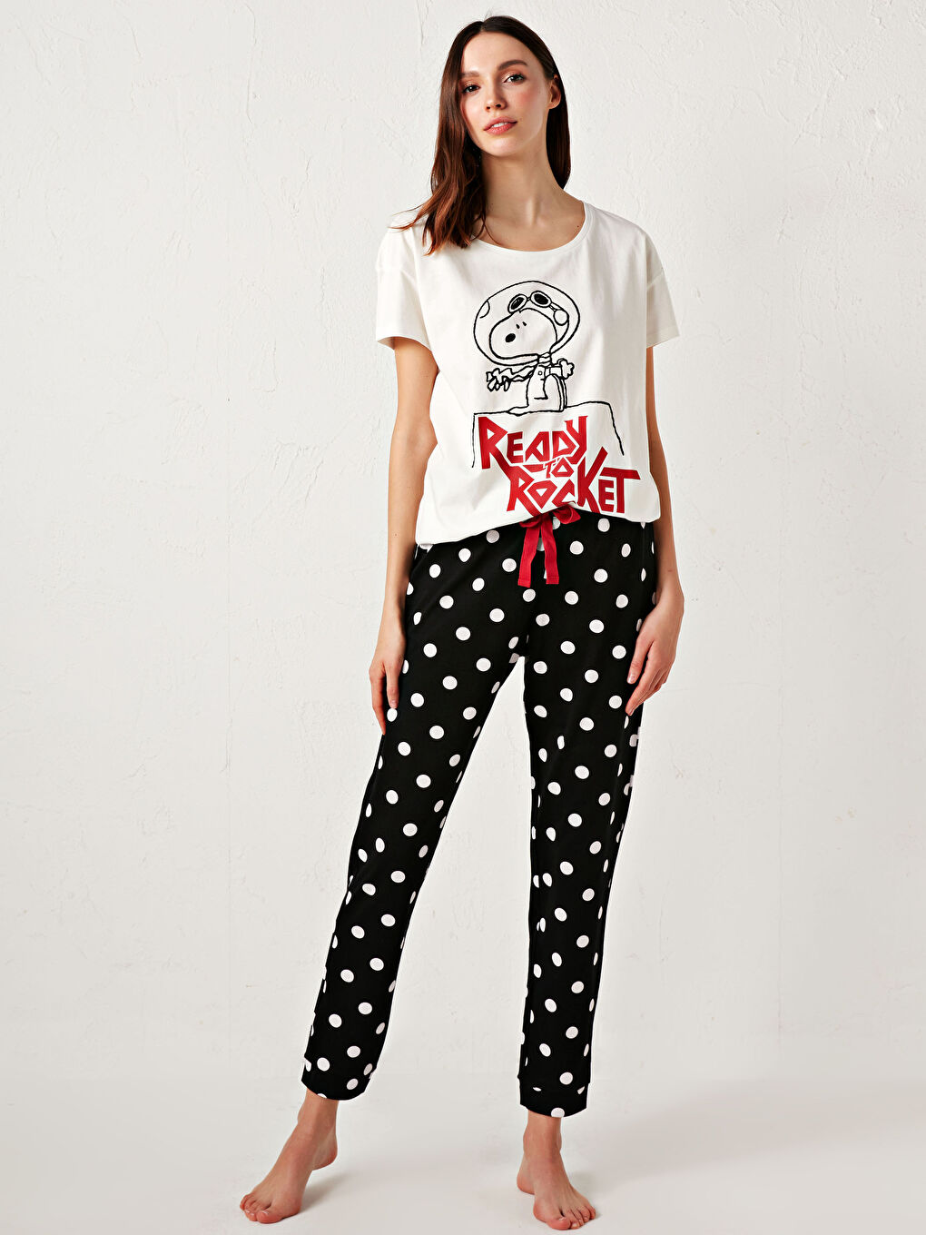 Snoopy Printed Pyjamas Set-3