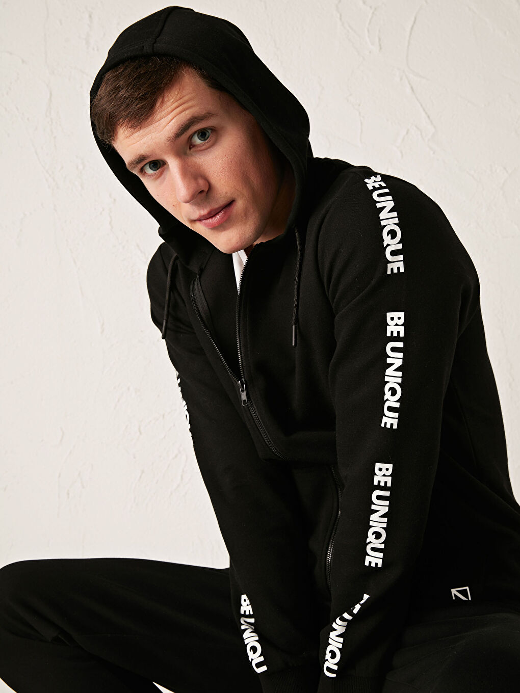 XSIDE Buchstaben Bedrucktes Reißverschluss-Sweatshirt -S13960Z8-CVL