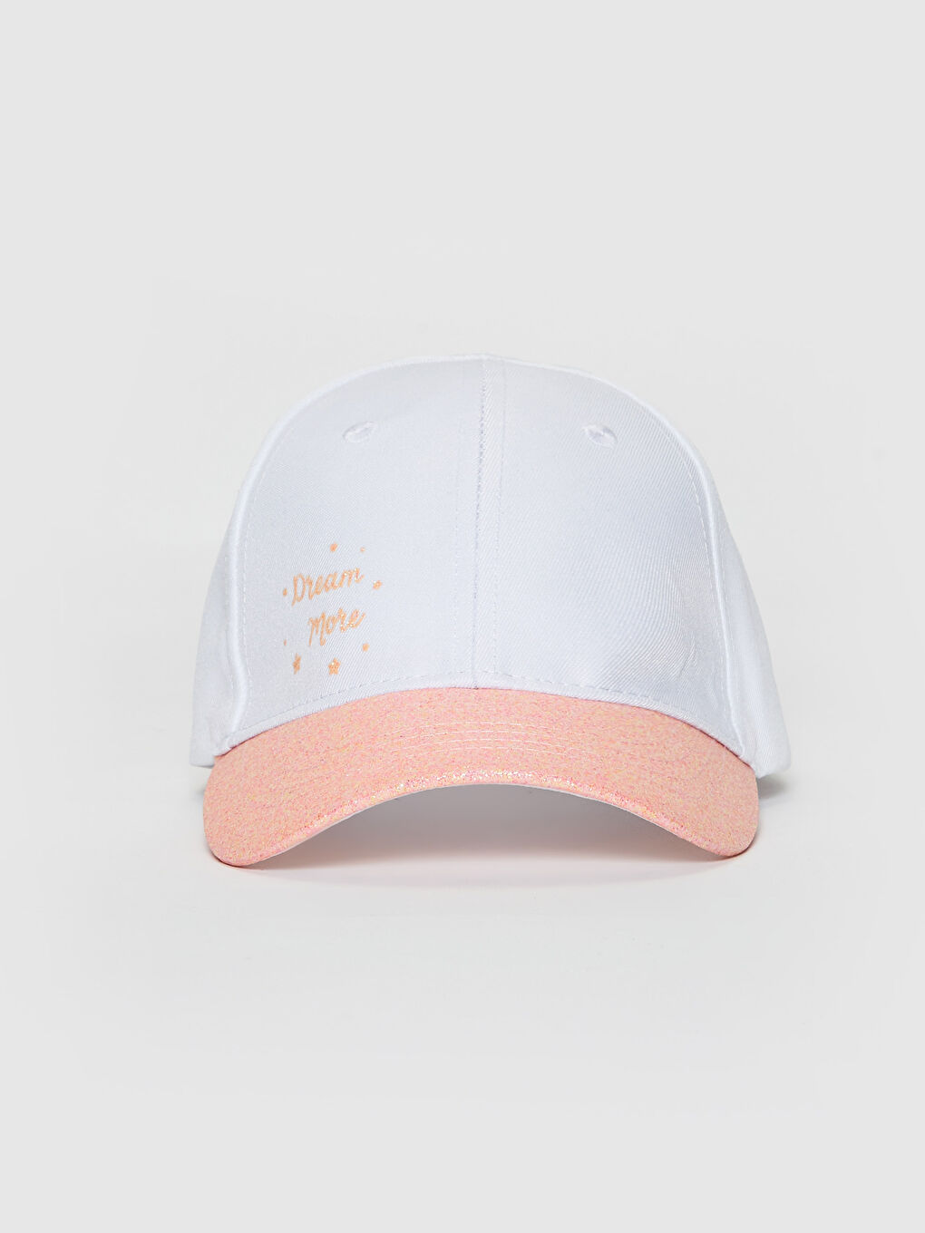 قبعة مطبوعة بشعار للبنات-1