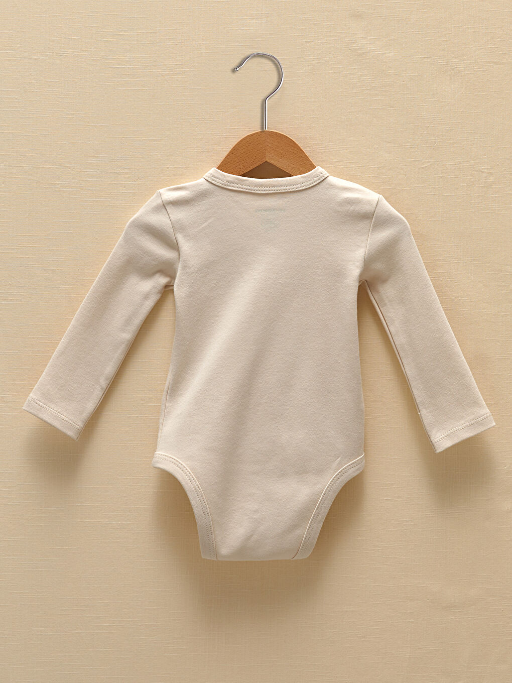 Body bébé garçon à boutons-pression imprimé à manches longues avec col en enveloppe - Lot de 2-1