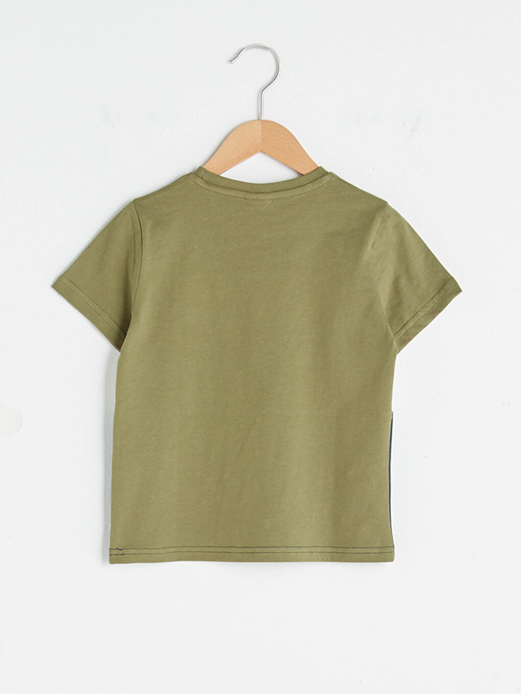 T-shirt garçon en coton à manches courtes imprimé col rond-1