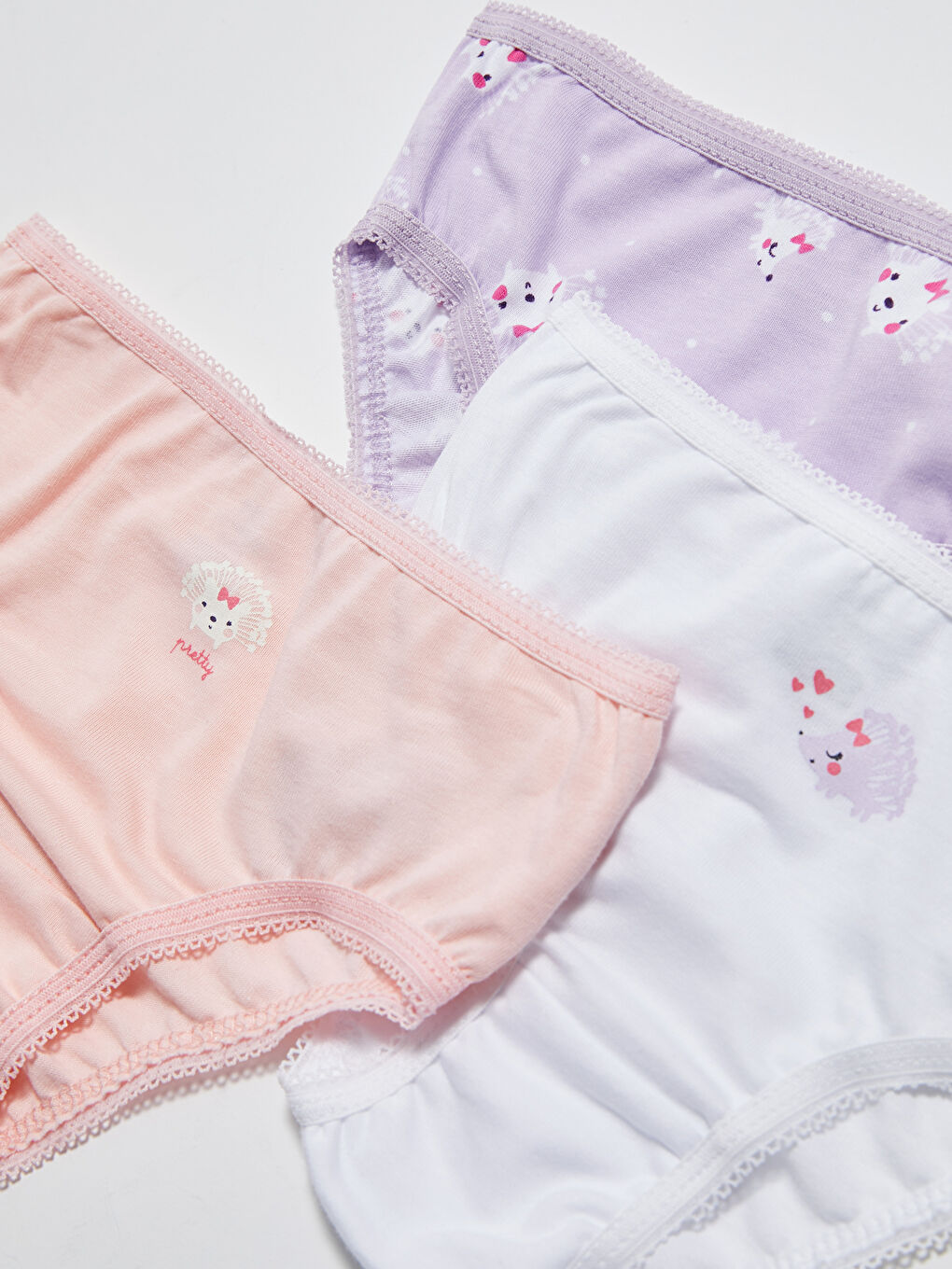 Printed Cotton Baby Girl Panties 3 Pieces-4