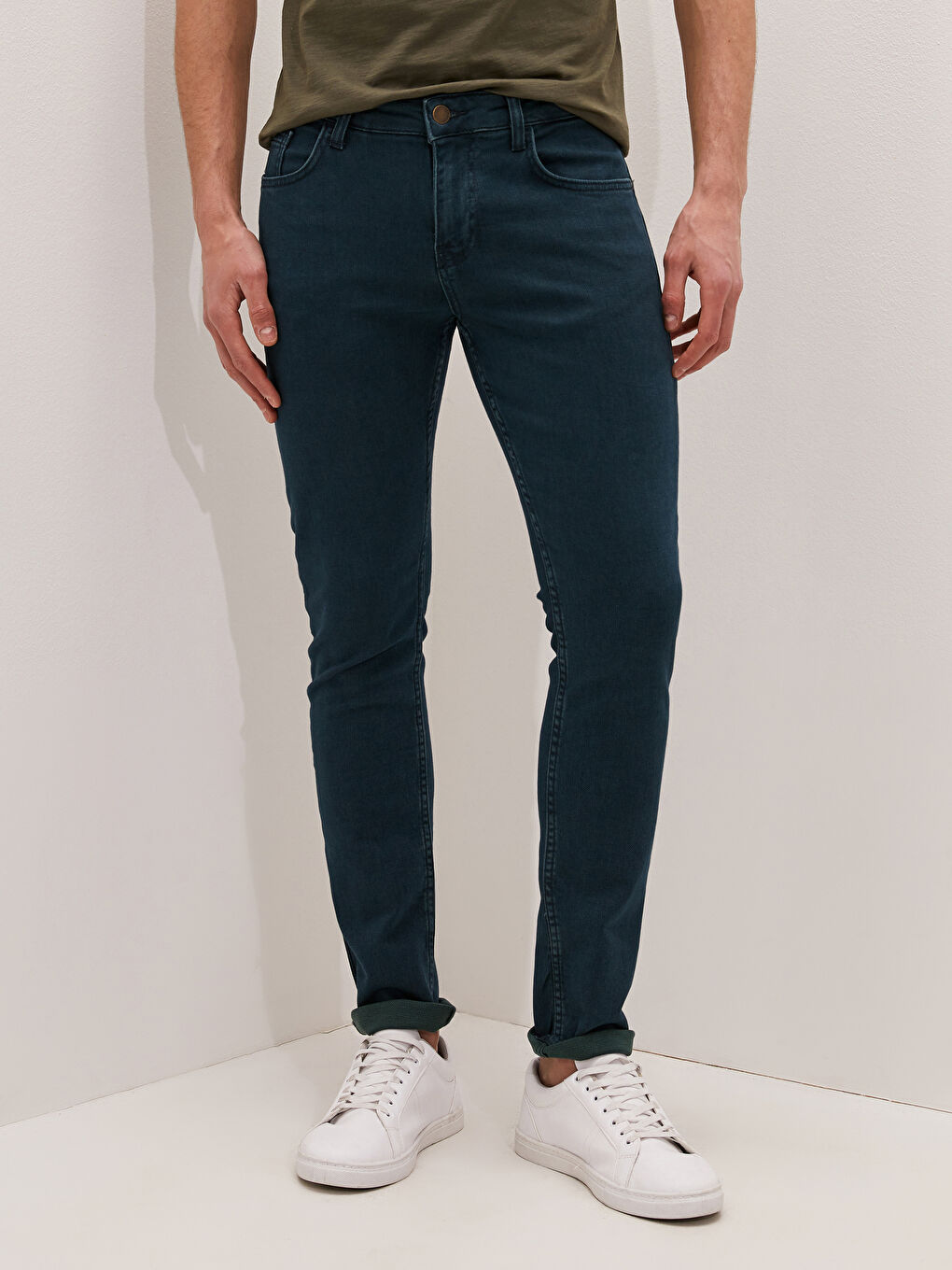 760 Blugi Skinny Fit pentru Bărbați-2