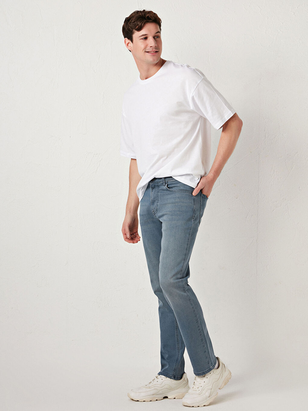 Gri 779 Regular Fit Erkek Jean Pantolon