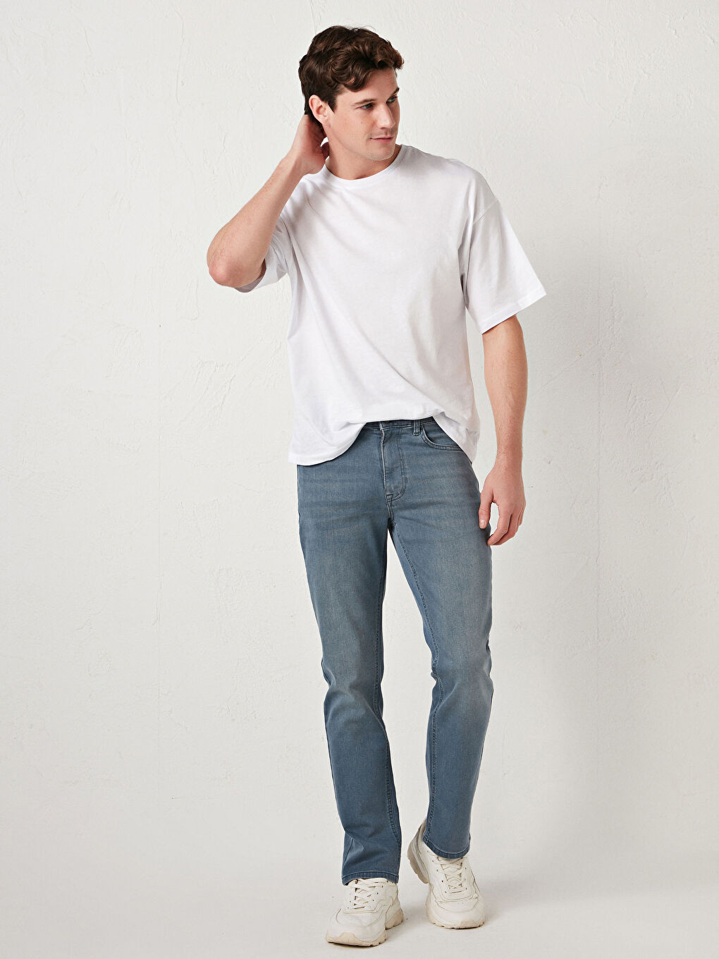 Gri 779 Regular Fit Erkek Jean Pantolon-1