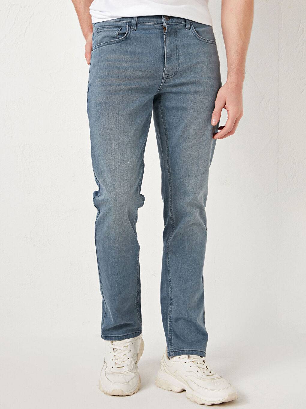 Gri 779 Regular Fit Erkek Jean Pantolon-2