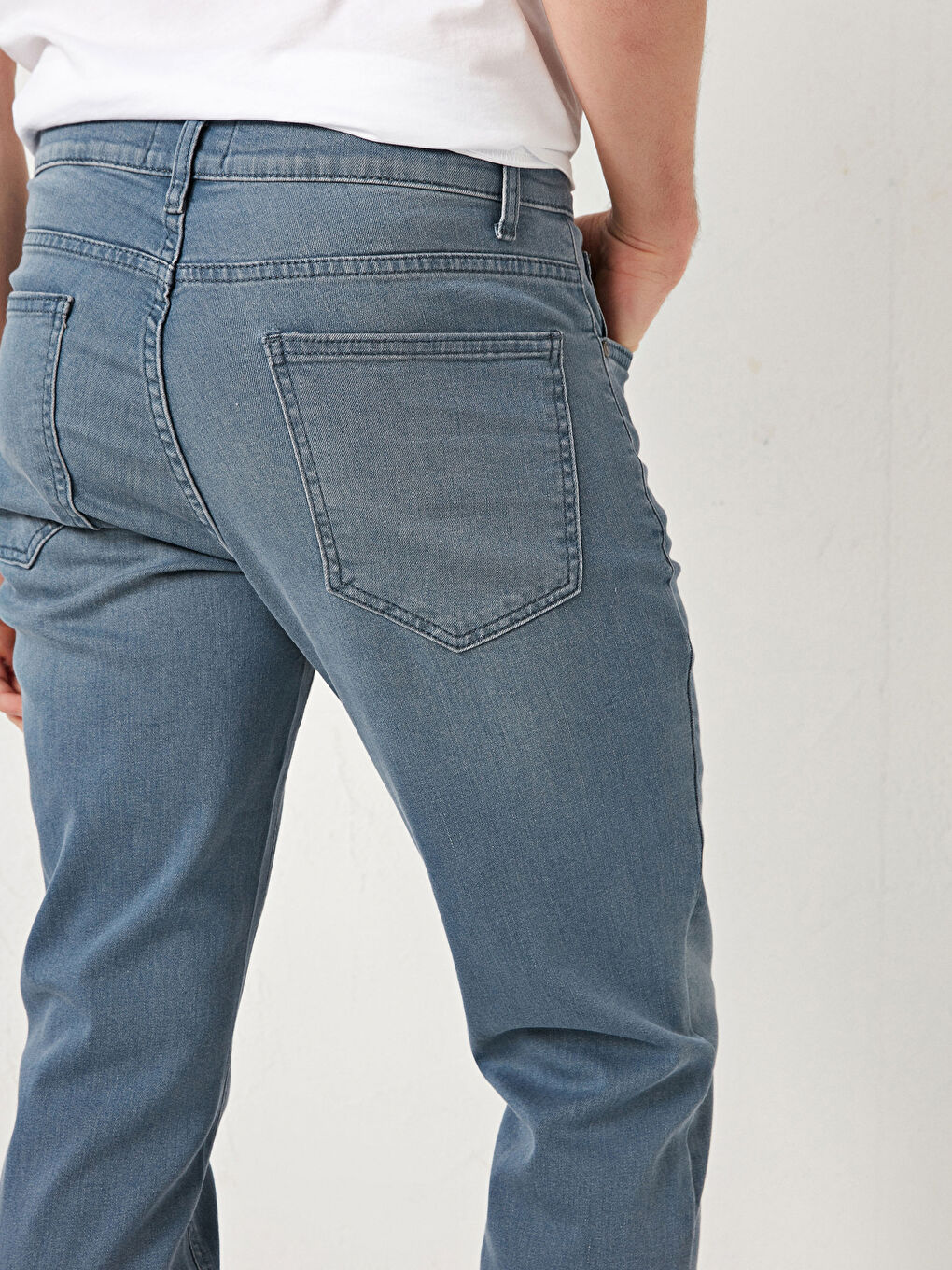 Gri 779 Regular Fit Erkek Jean Pantolon-3