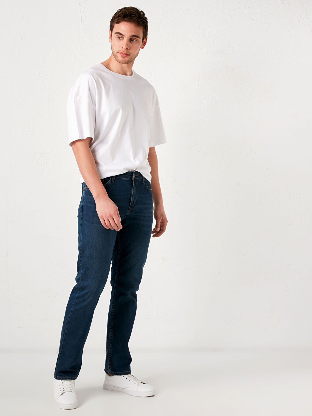 İndigo 790 Rahat Kalıp Erkek Jean Pantolon-1