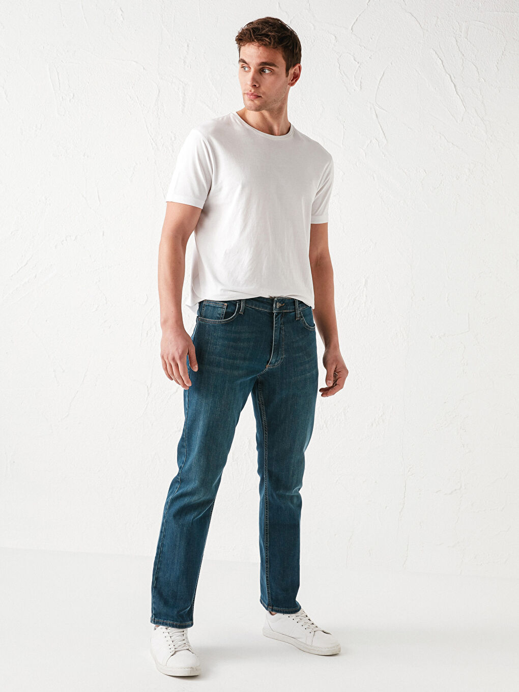 Yeşil 790 Rahat Kalıp Erkek Jean Pantolon