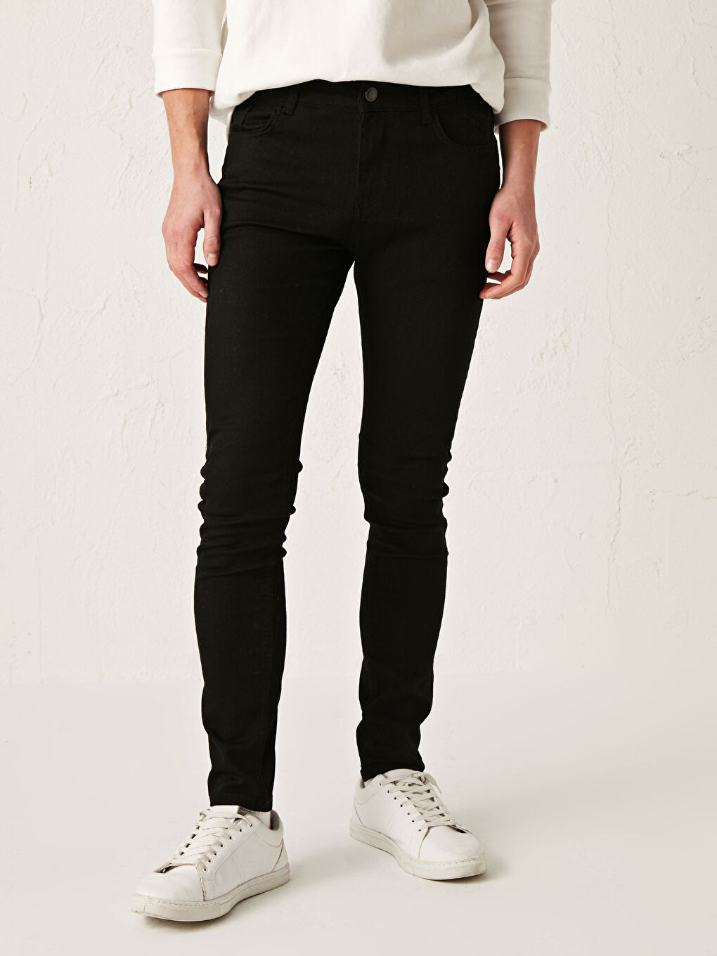 Siyah 770 Super Skinny Jean Pantolon-3