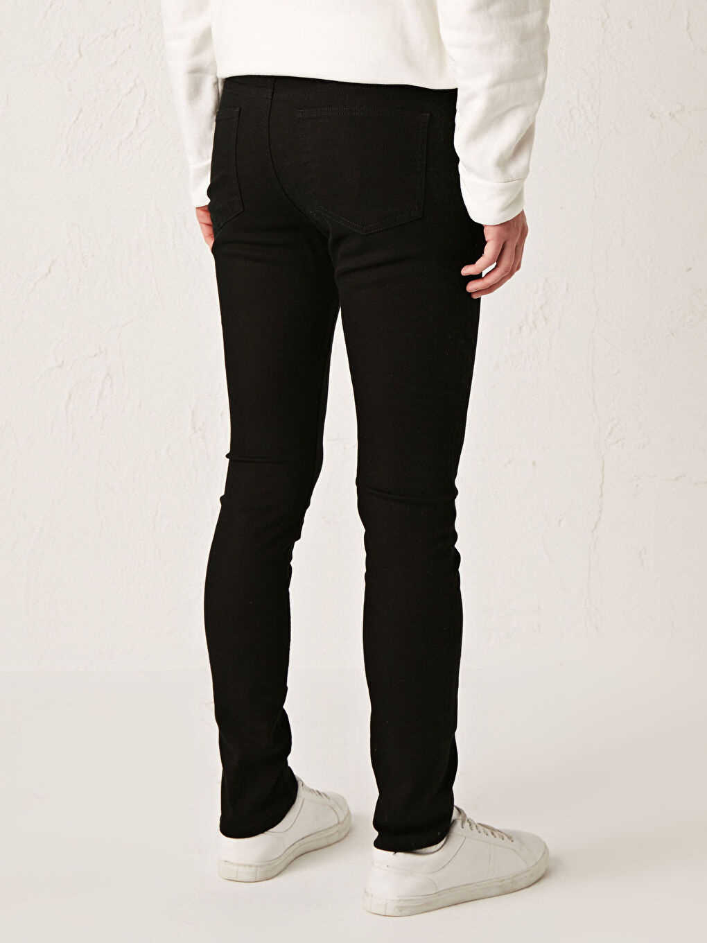 Siyah 770 Super Skinny Jean Pantolon-4