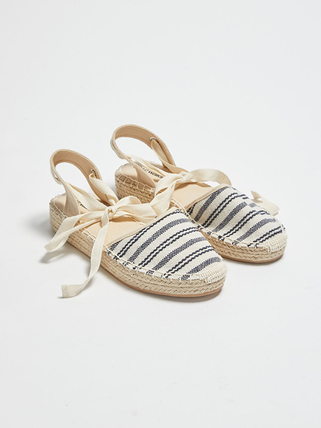 LC Waikiki Women's Wedge Heel Straw Detailed Sandals -S14251Z8-LGS