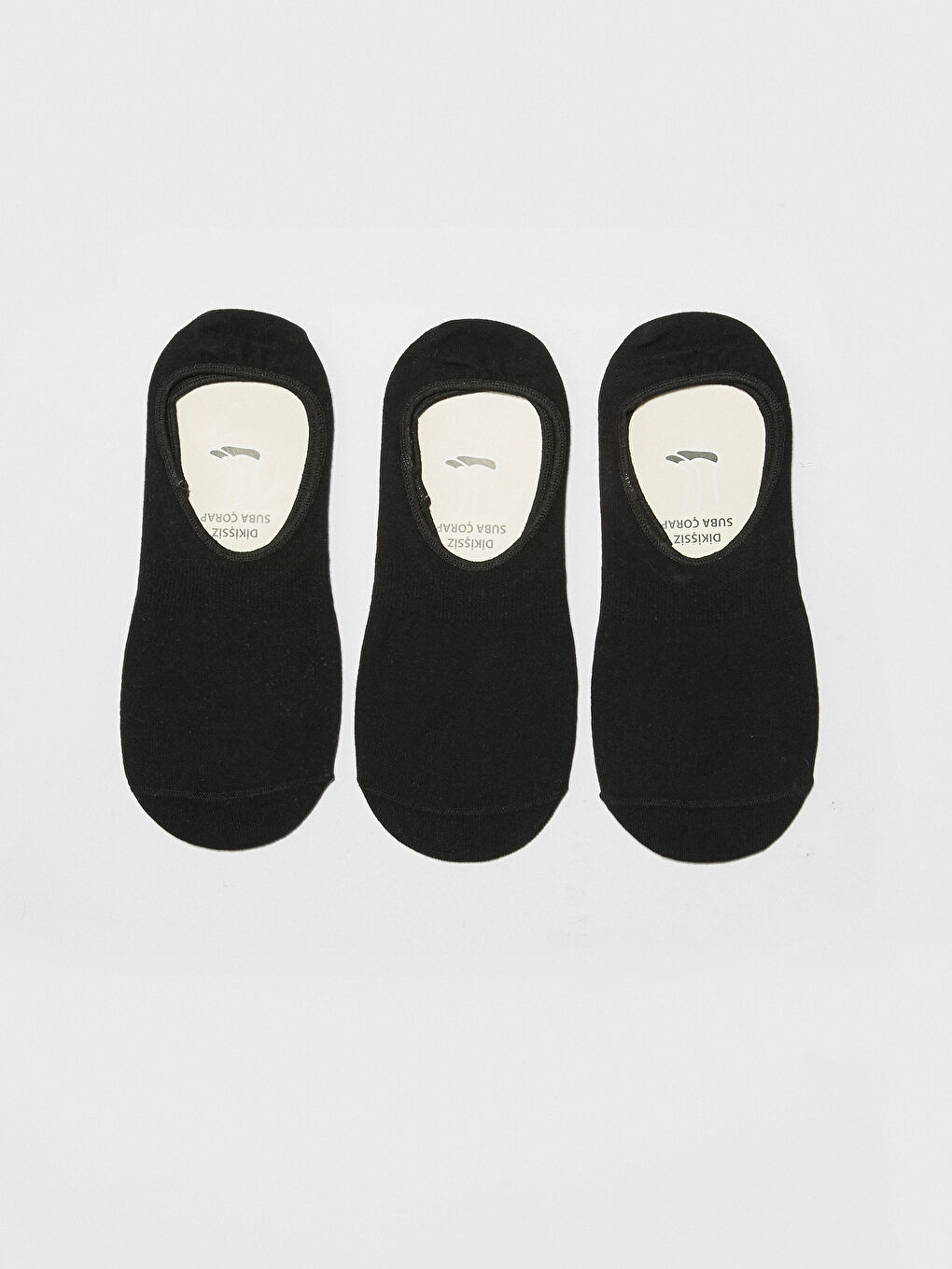 Plain Men's Invisible Socks 3-pack
