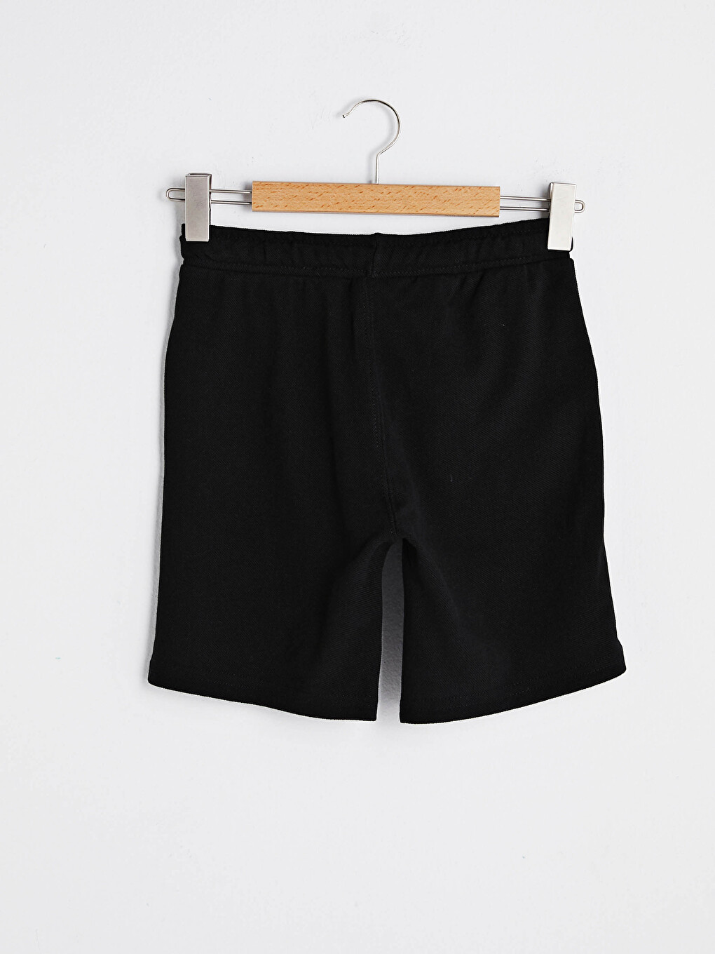 Basic Elastic Waist Cotton Boys' Shorts-1