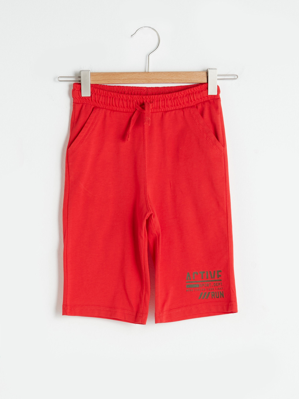 Elastic Waist Printed Boys' Shorts