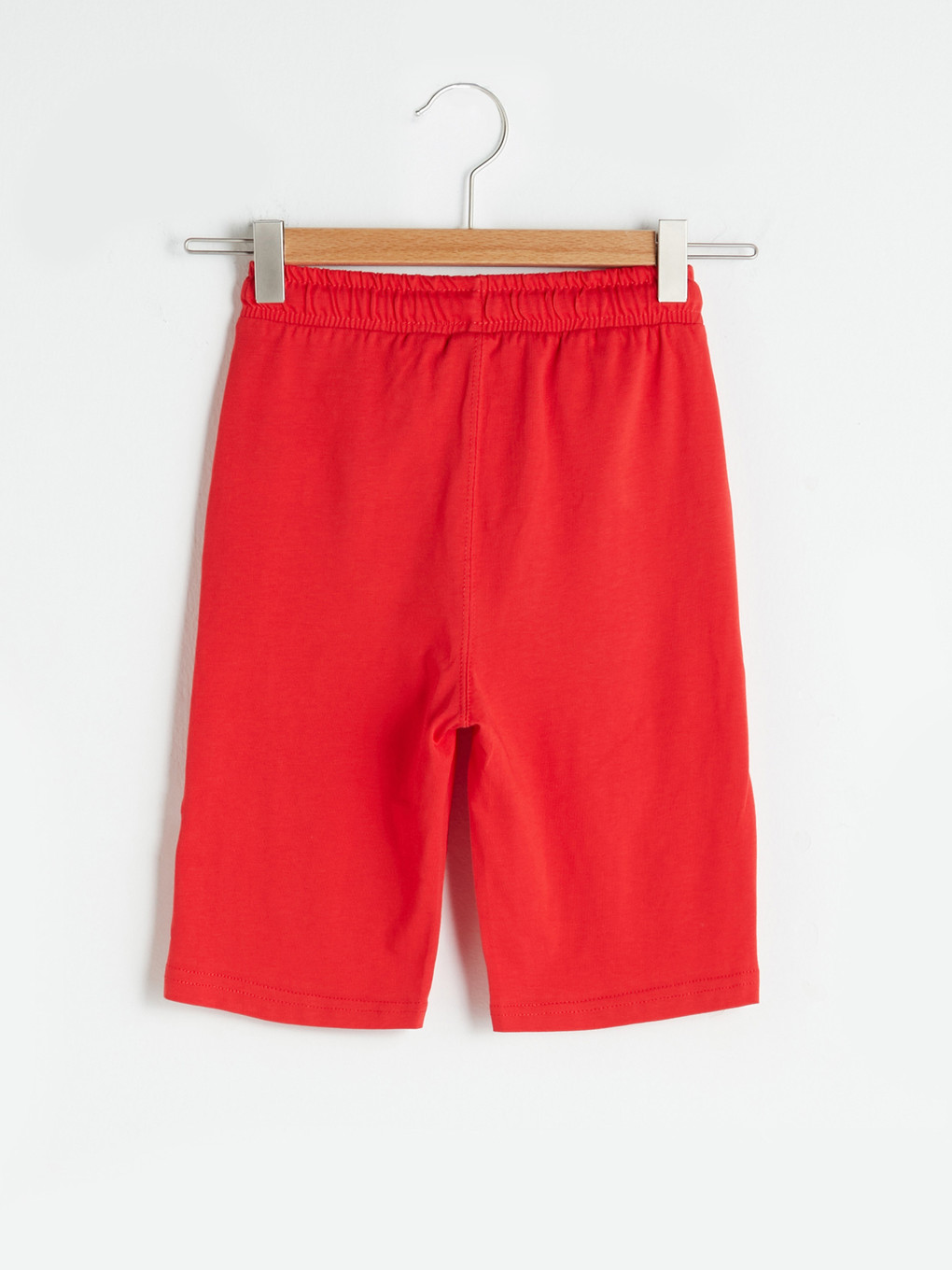 Elastic Waist Printed Boys' Shorts-1