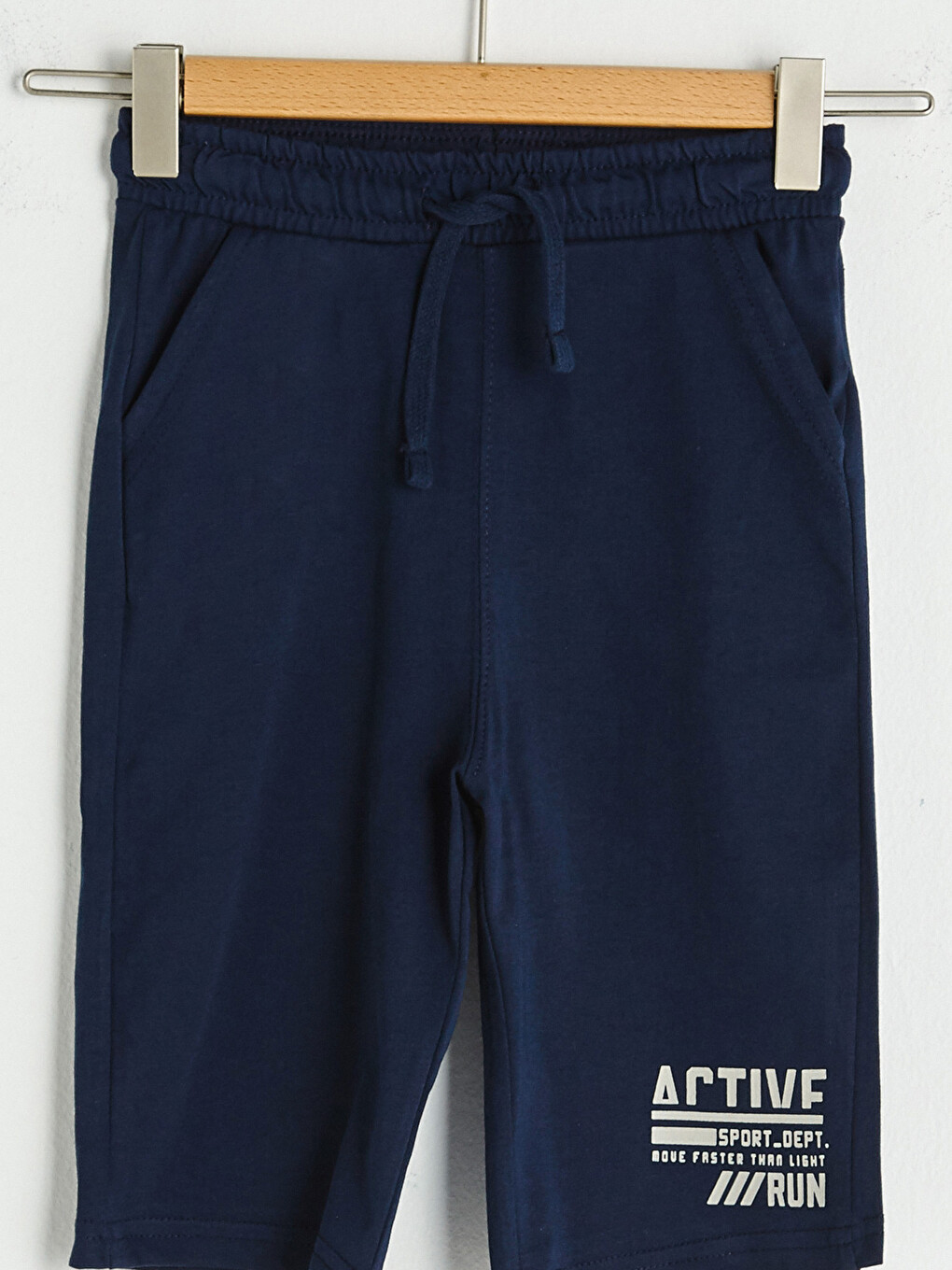 Elastic Waist Printed Boys' Shorts-2