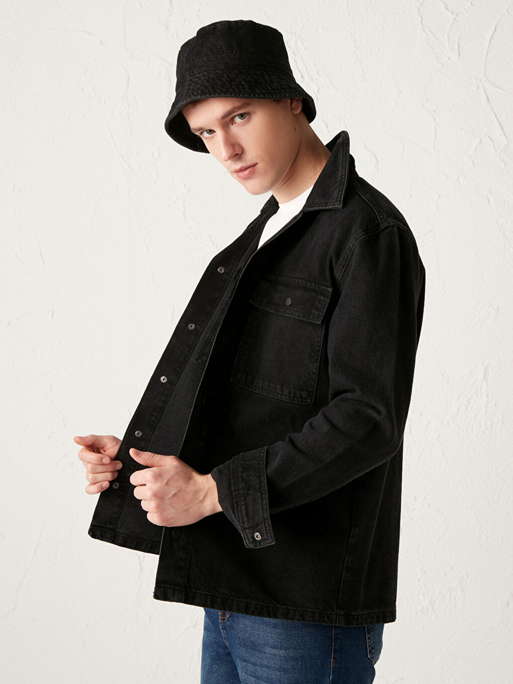 Standard Fit Jean Jacket-3