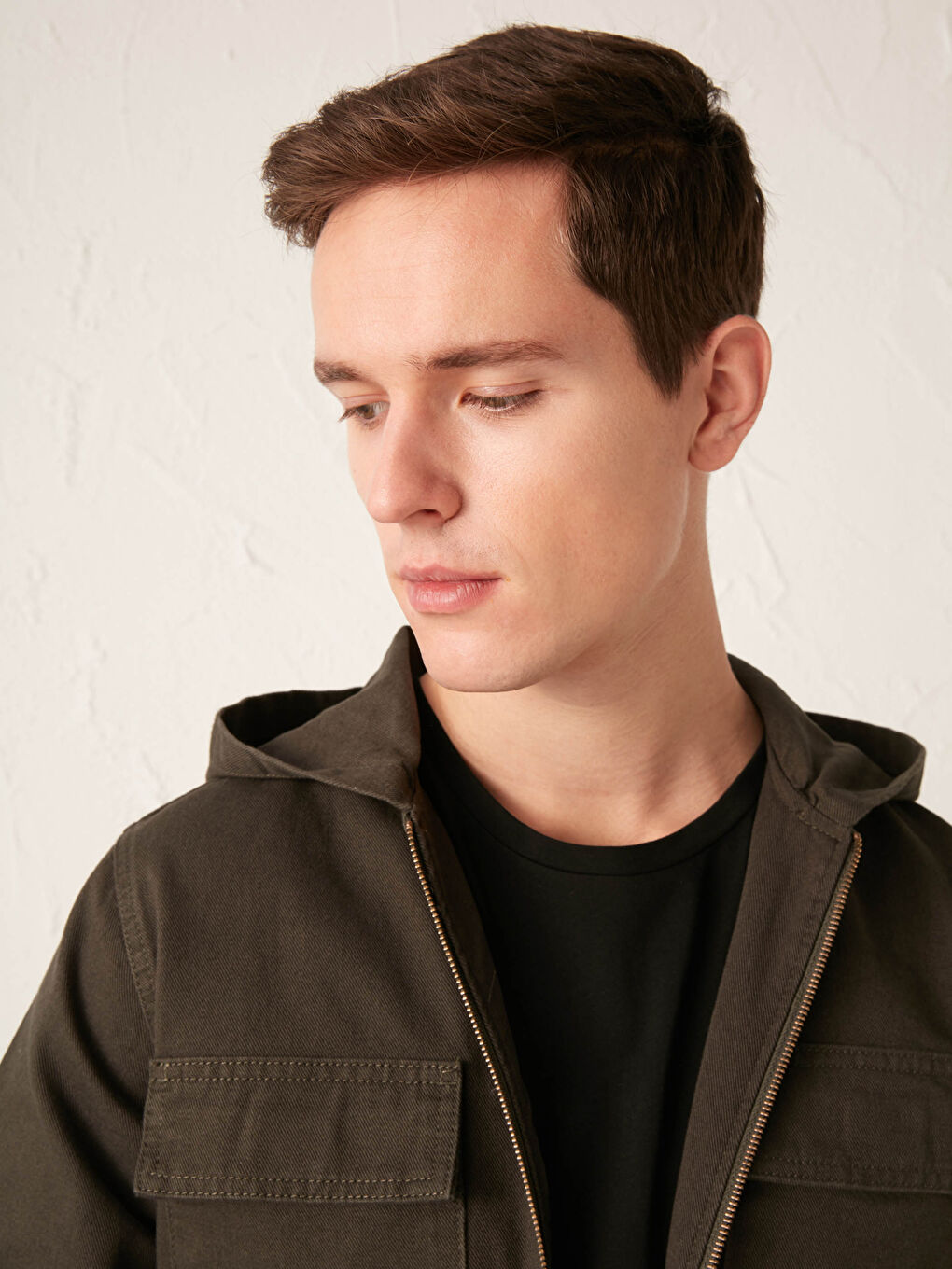 جاكيت جينز رجالي بقصة عادية-2