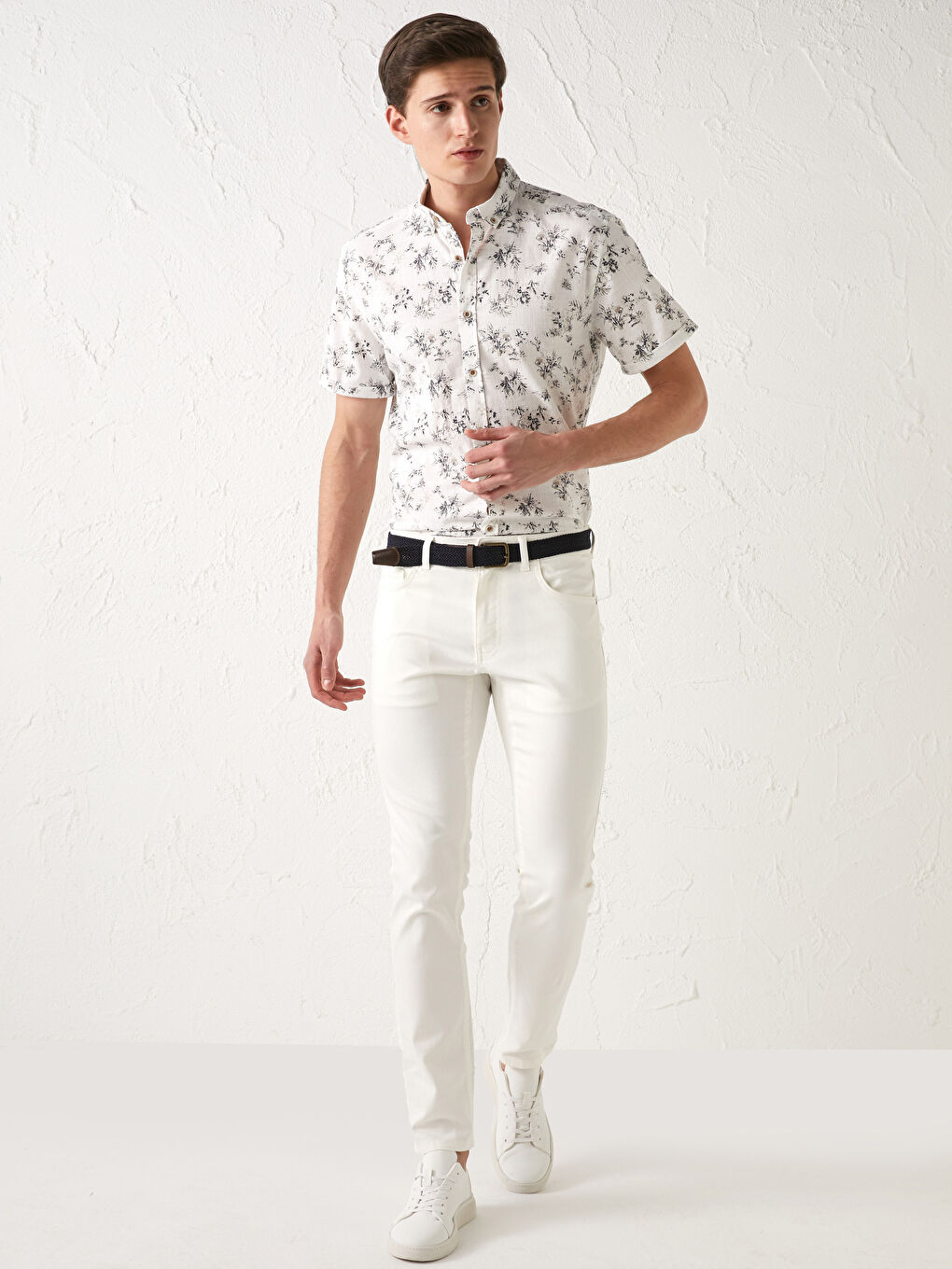 Beyaz 750 Slim Fit Erkek Jean Pantolon