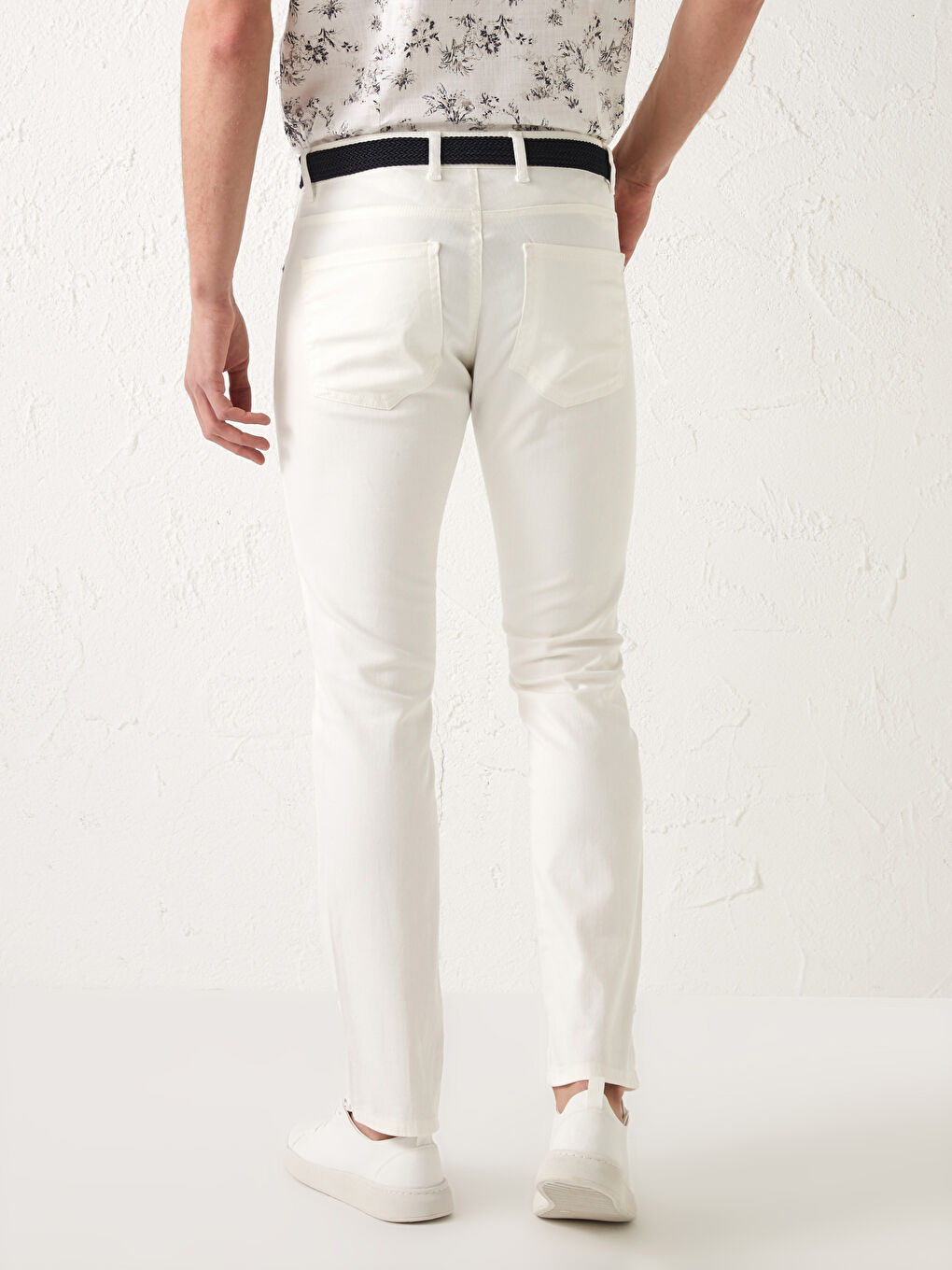 Beyaz 750 Slim Fit Erkek Jean Pantolon-4