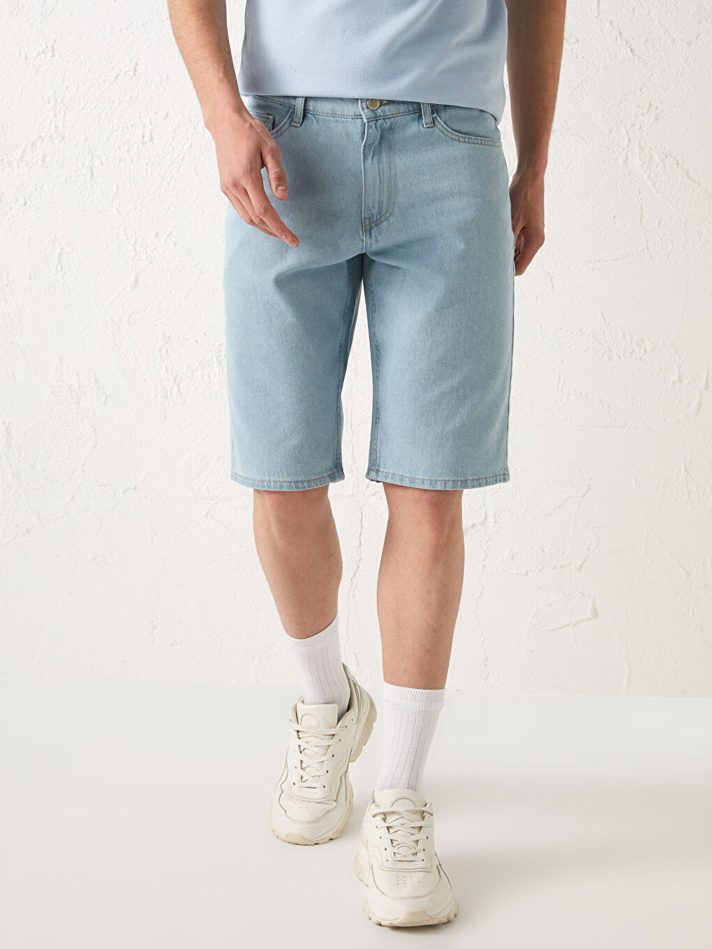 LCW Jeans Indigo Standart Kalıp Erkek Jean Şort - 3