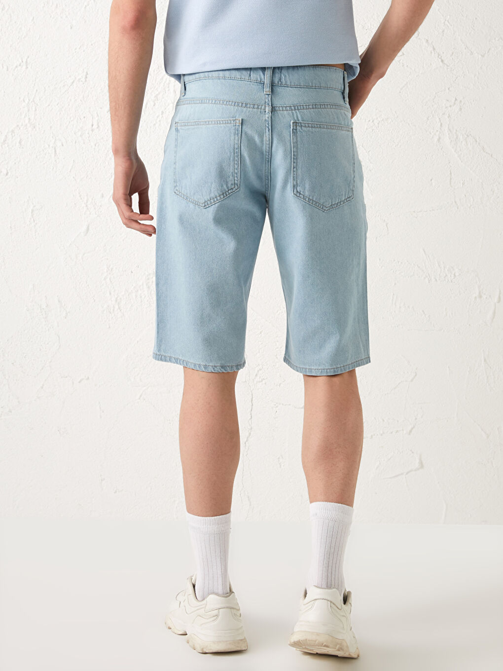LCW Jeans Indigo Standart Kalıp Erkek Jean Şort - 5