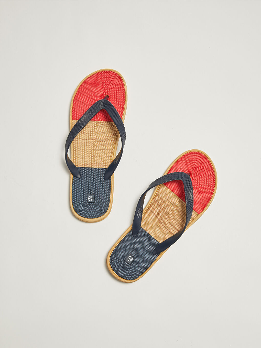 Lacivert Parmak Arası Erkek Plaj Terliği-2