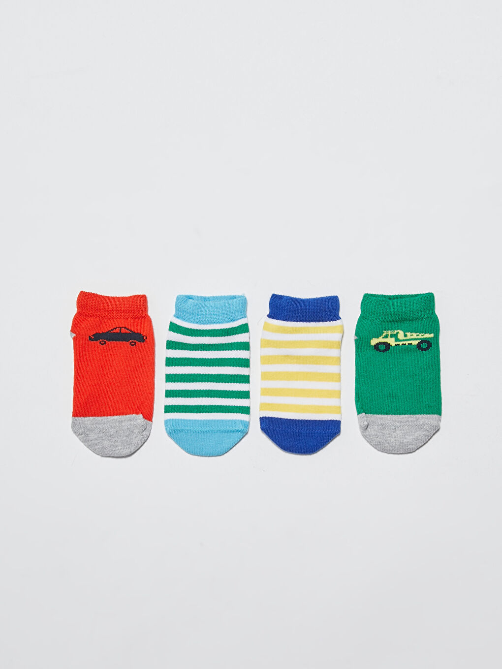 Упаковка из 4 пар носков-ботиков для мальчиков-1