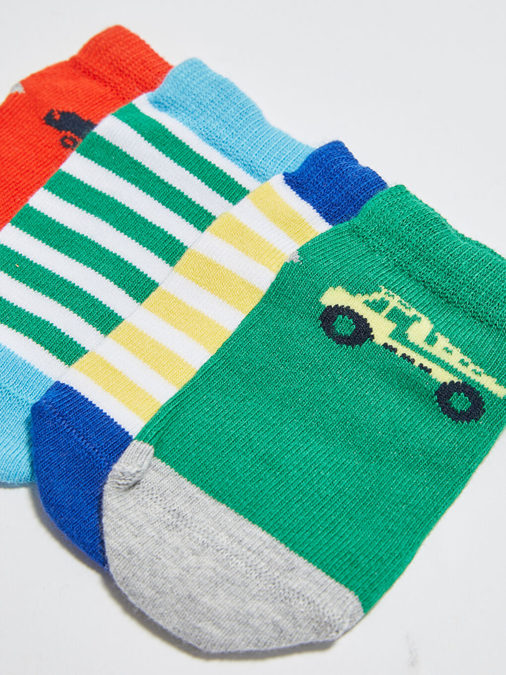 Упаковка из 4 пар носков-ботиков для мальчиков-2