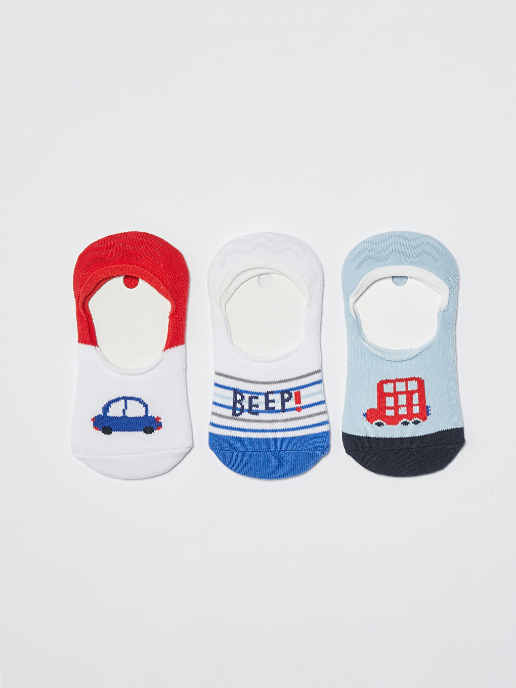 Gemusterte Baby Jungen Ballettsocken 3 Stück-1
