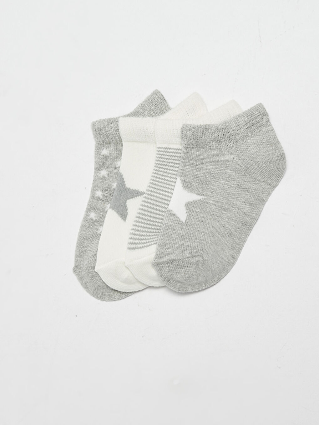 Носки-пинетки с принтом для малышей мальчиков, 4 штуки