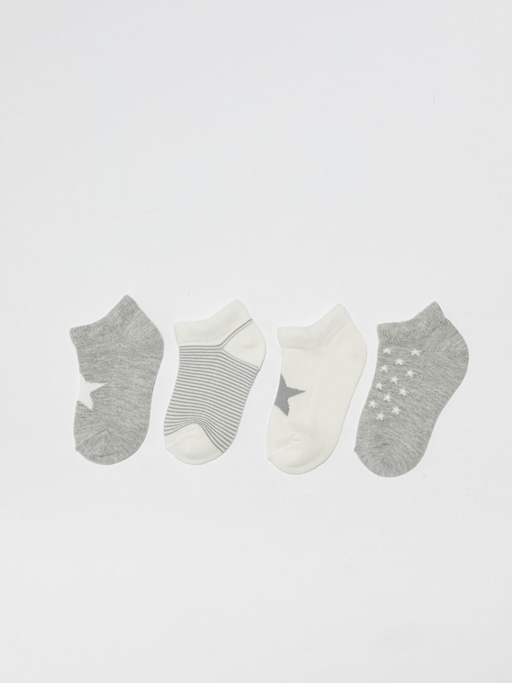 Носки-пинетки с принтом для малышей мальчиков, 4 штуки-2