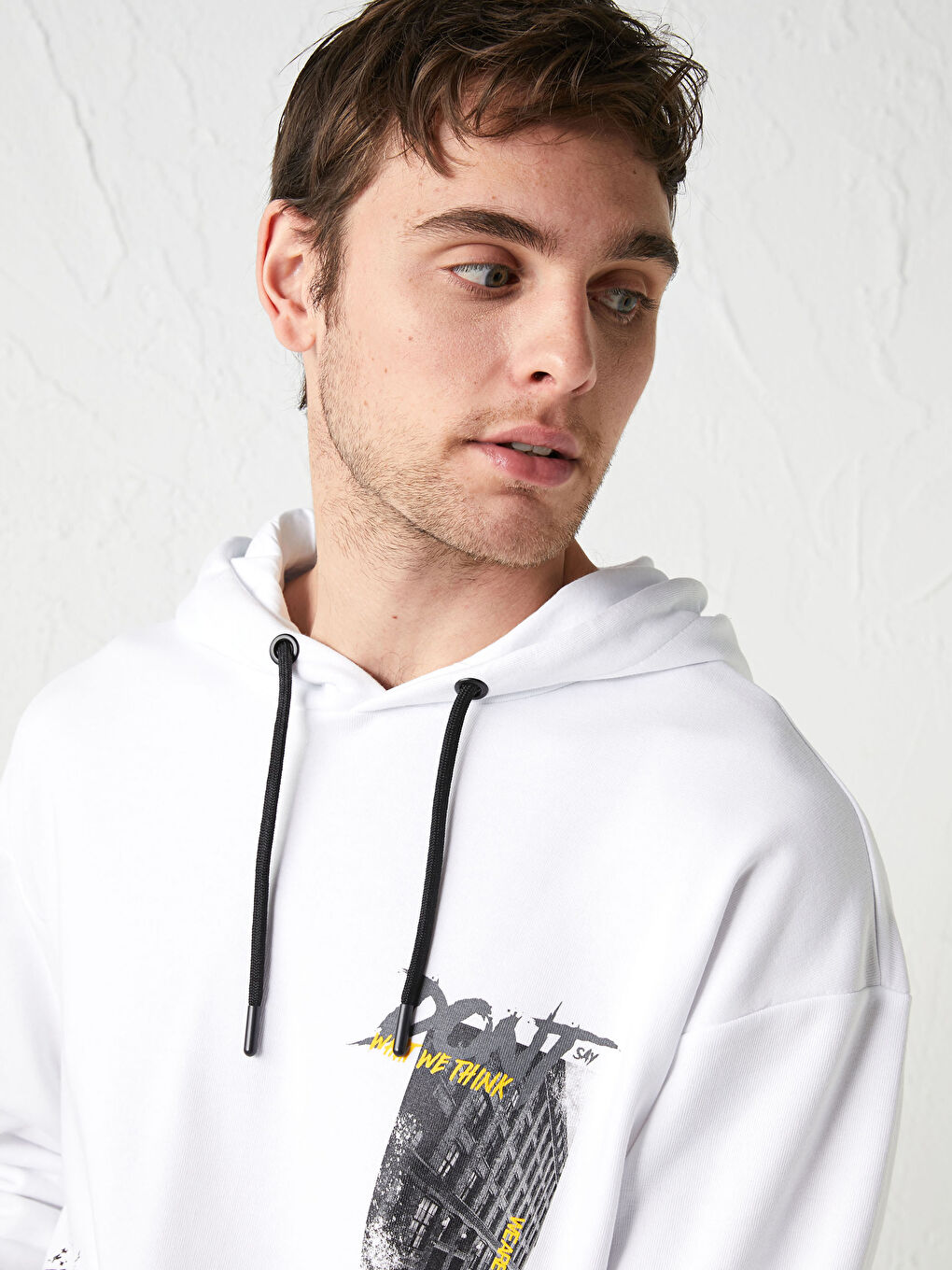 Long Sleeve Printed Men's Hoodie-2